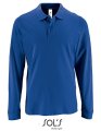 Heren Polo Sols Long-Sleeve Perfect Royal Blue
